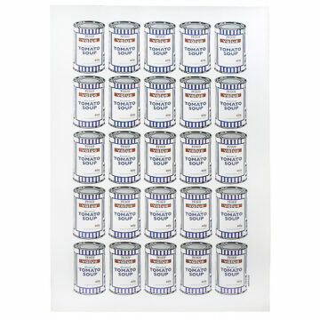 banksy soup cans poster
