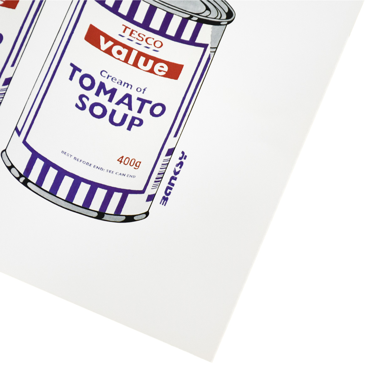 バンクシー Banksy オフィシャル ポスター スープ缶 Soup Cans Banksy（バンクシー）-Soup Can、Pest ControlのCOA付き作品を