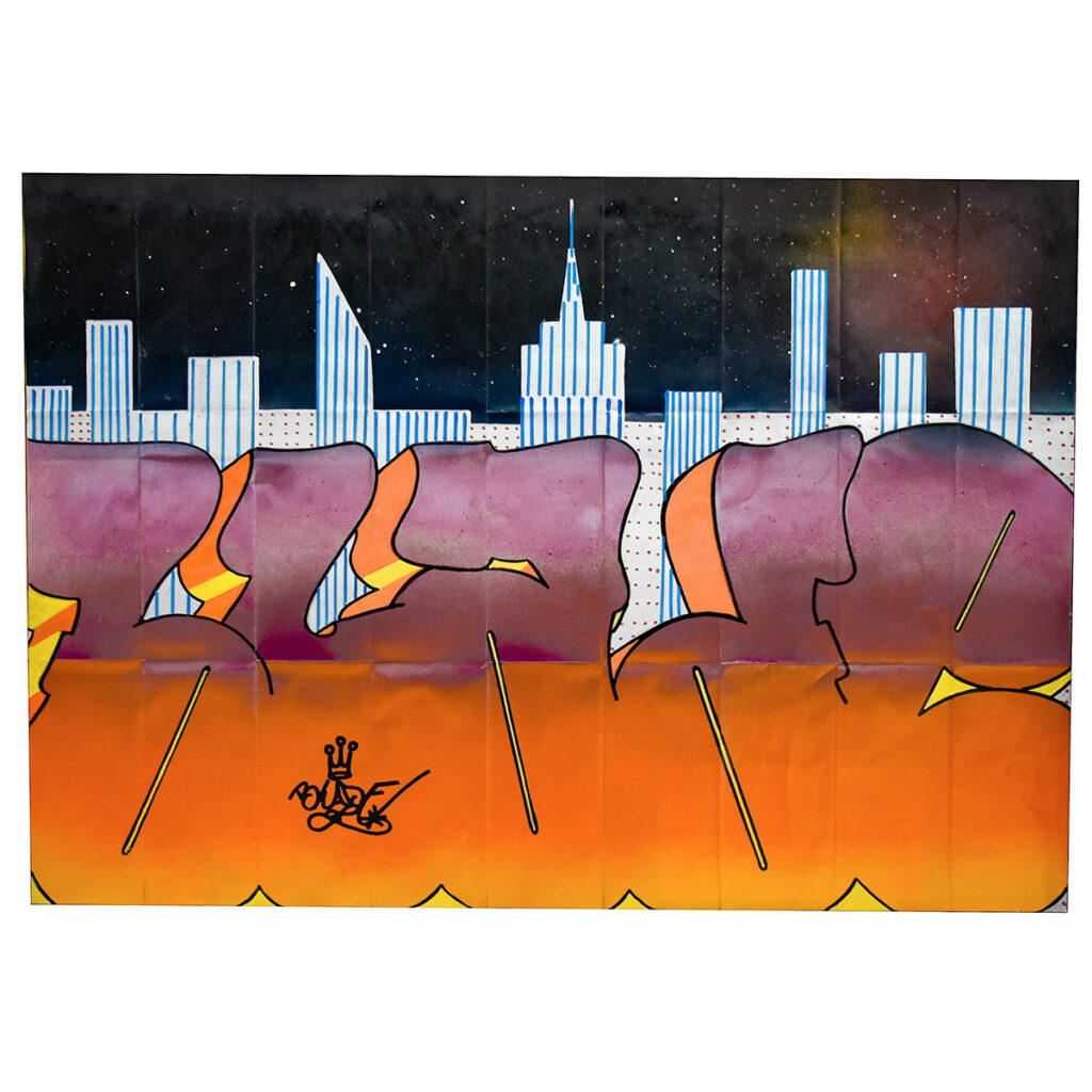 Blade Takes the City Again (Original Artwork)