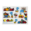 invader veggie stickers sheet