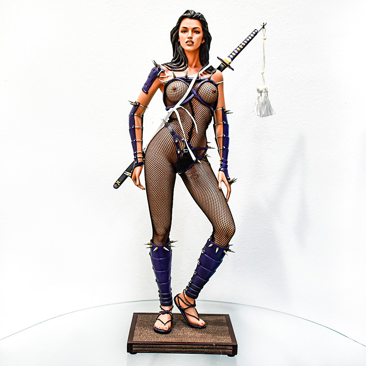 HAJIME SORAYAMA Lady Ninja Sculpture (Web Exclusive Version)