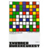 invader rubikcubist exhibition poster from MIMA with invader