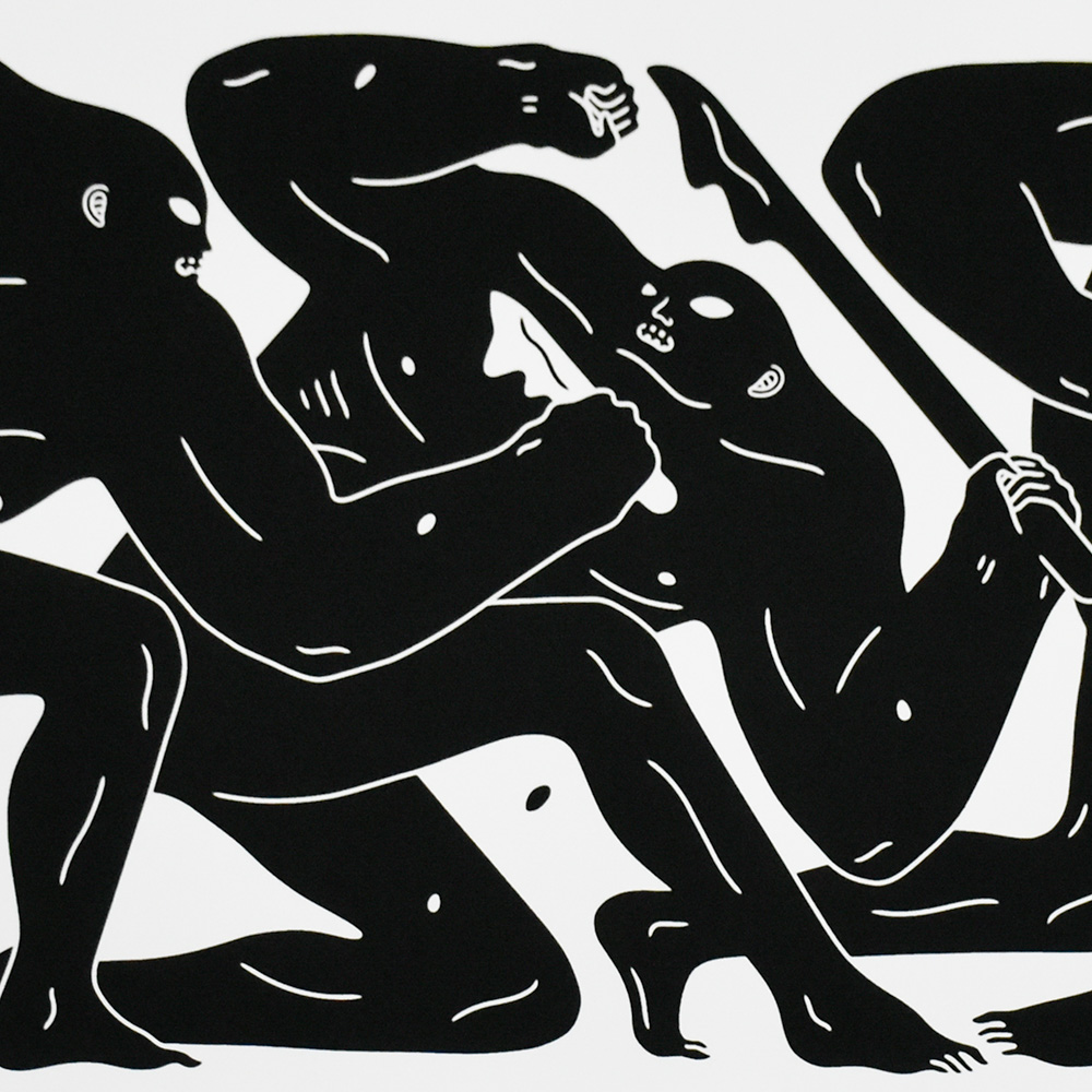 cleon peterson the return artist proof showing middle detail of print