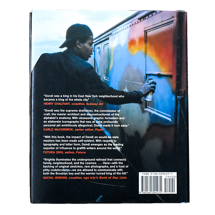 dondi white stylemaster general book back cover with dust jacket