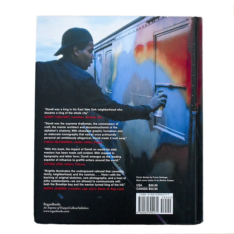 back cover of dondi white stylemaster general book