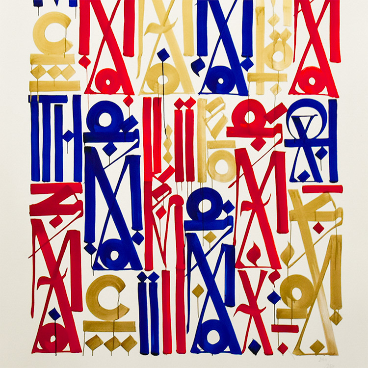 retna braddock tiles print showing lower print details of image