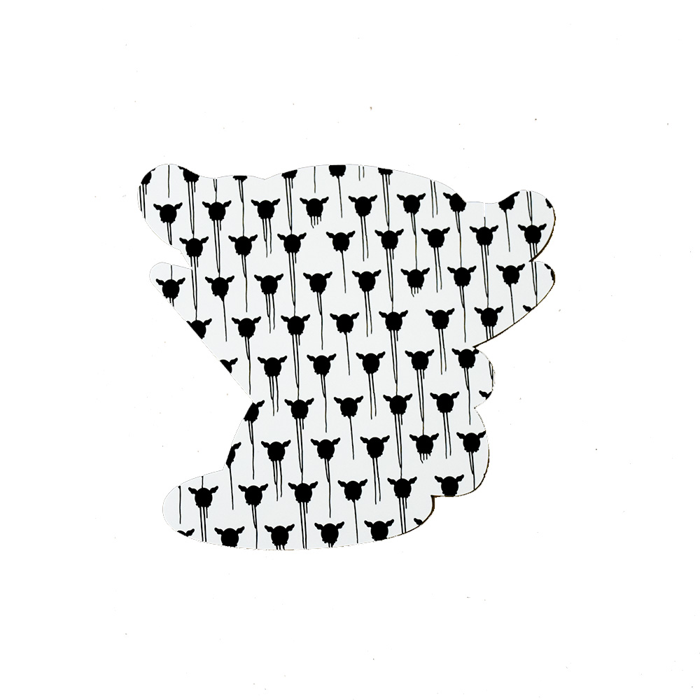 dface cartoon sticker 5 back