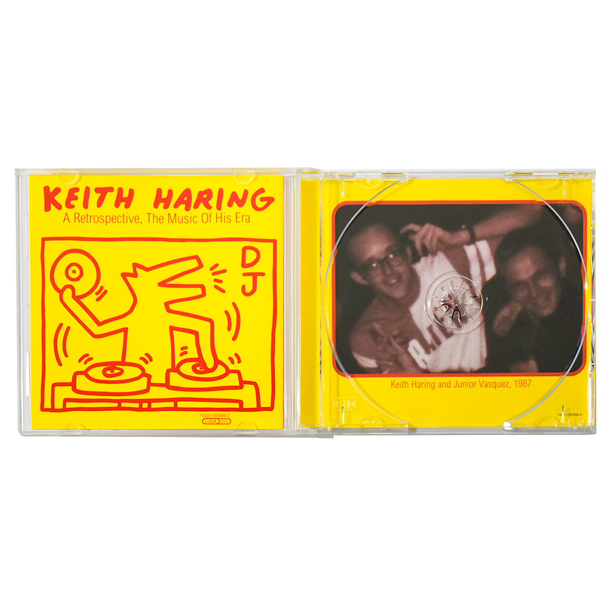 keith haring a retrospective the music of his era cd open with haring photo