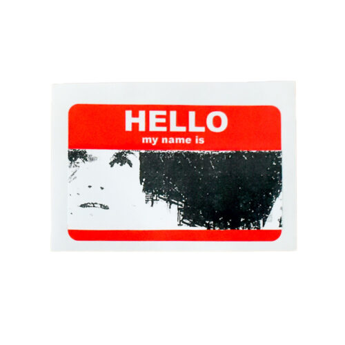 Swoon Sticker Swoon Hello My Name is Sticker #8 (Handmade & Framed) • Silverback Gallery