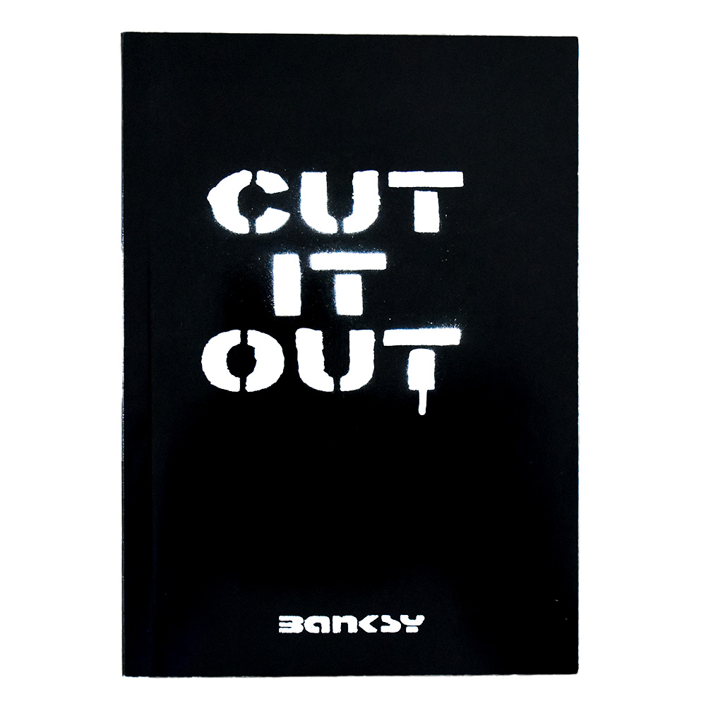 banksy cut it out mini book
