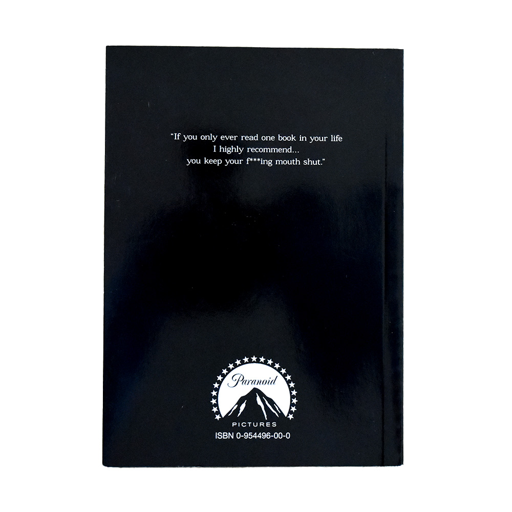 back of banksy cut it out mini book