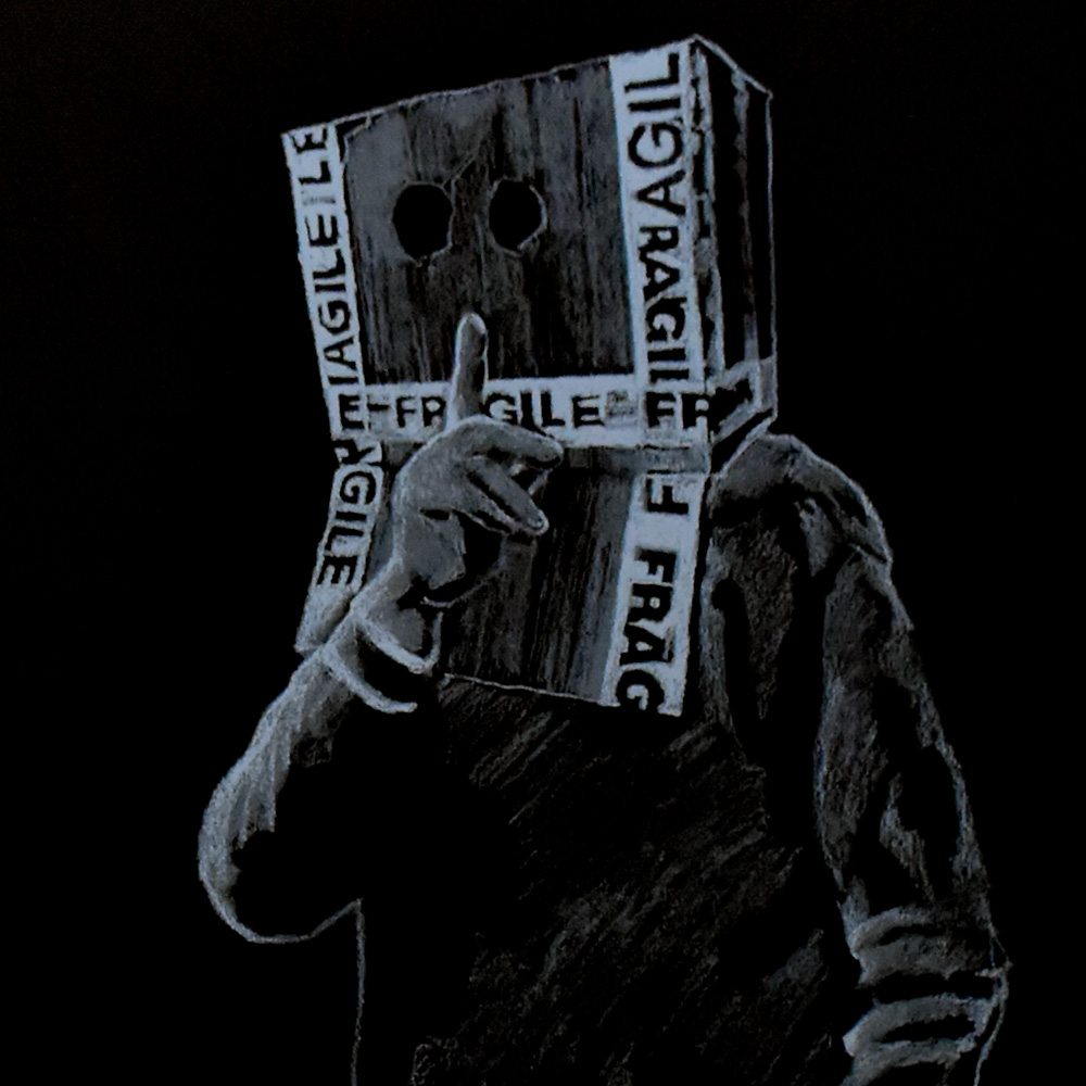 gonefellow boxhead artist proof print close up