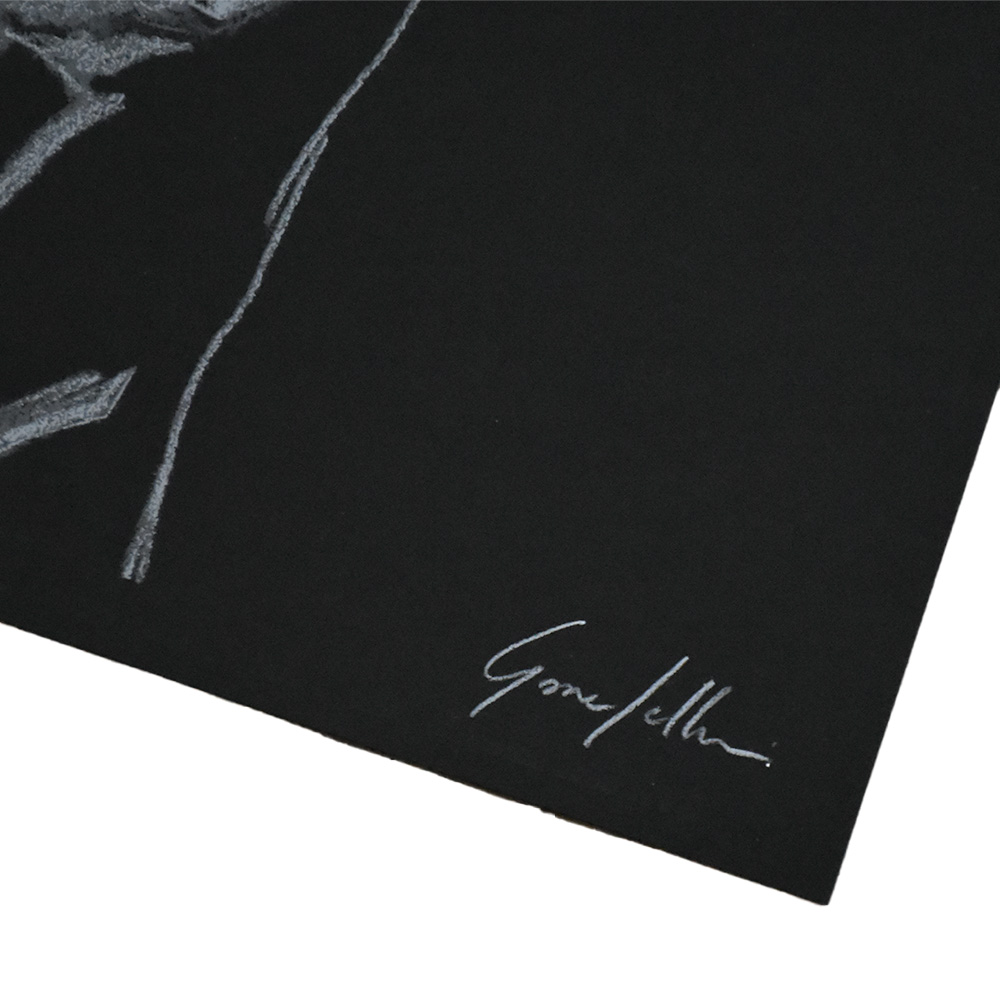 bottom right of gonefellow boxhead artist proof print with gonefellow signature