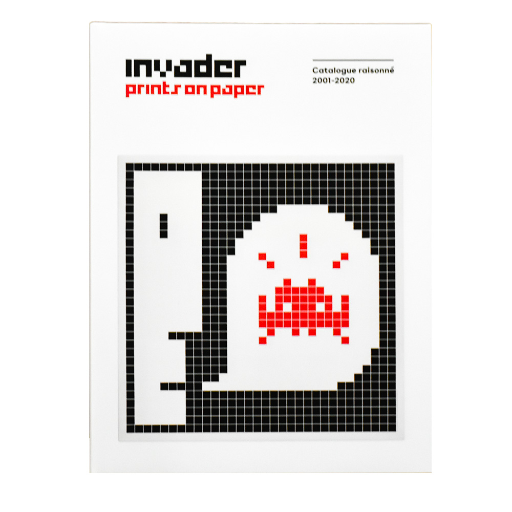 invader prints on paper catalog raisonne book