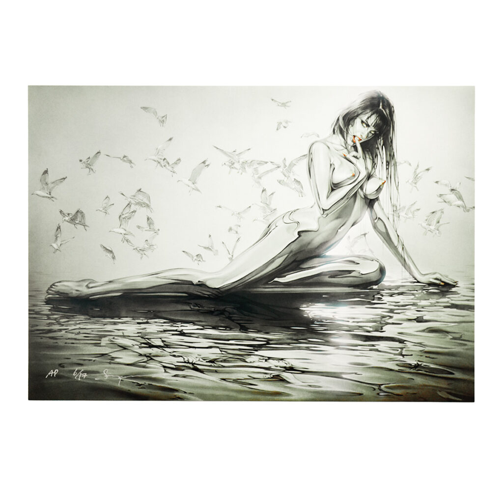HAJIME SORAYAMA Untitled LED 40 (Artist Proof Woman in Water)