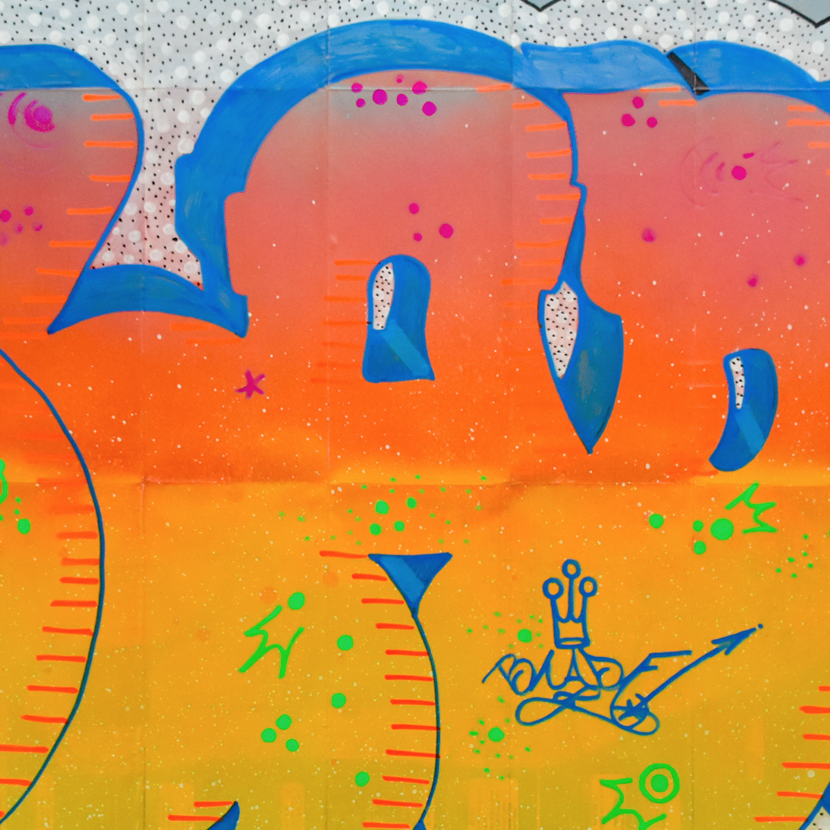 middle of blade untitled 1 original artwork