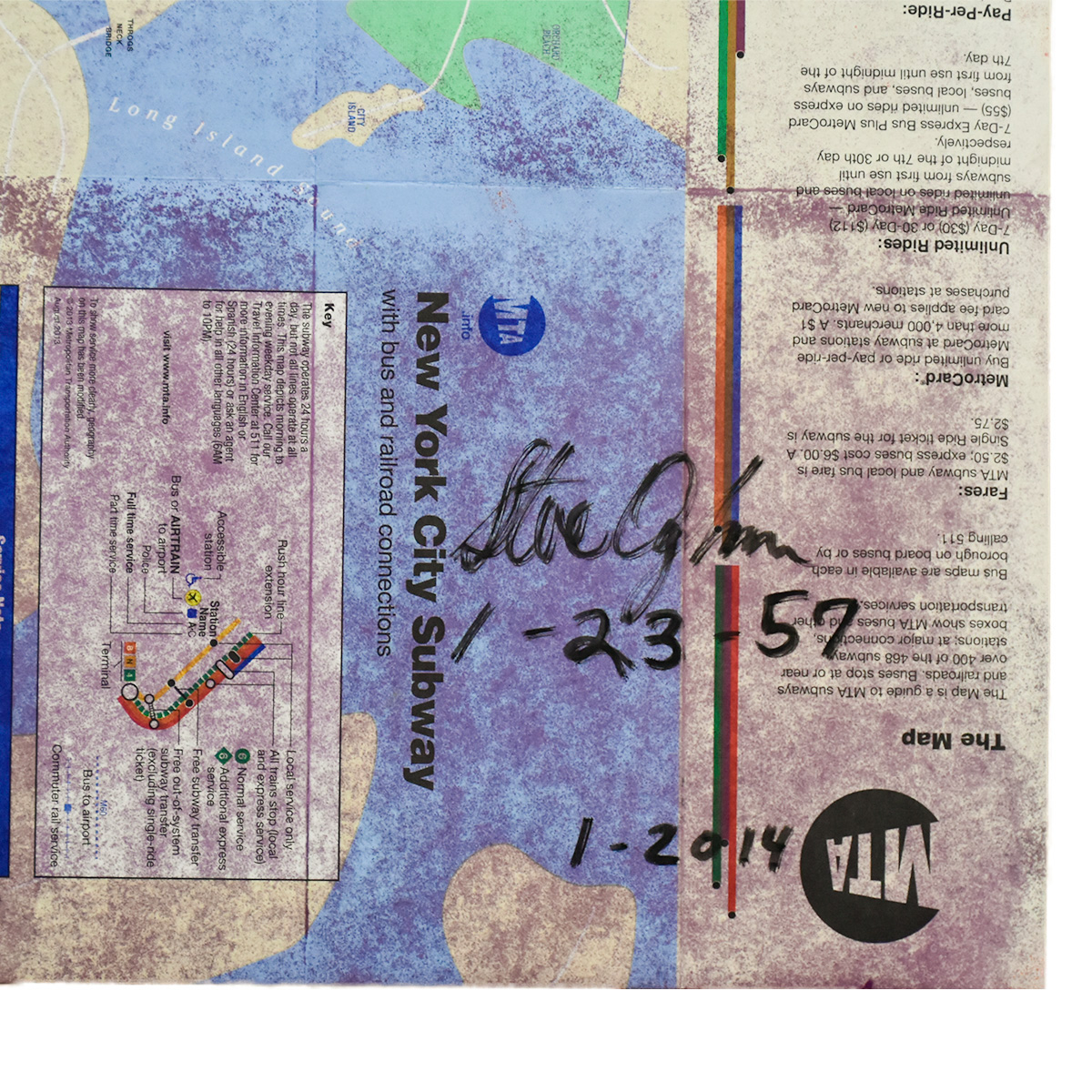 close up of blade steven ogburn signature on back of blade untitled 3 original artwork