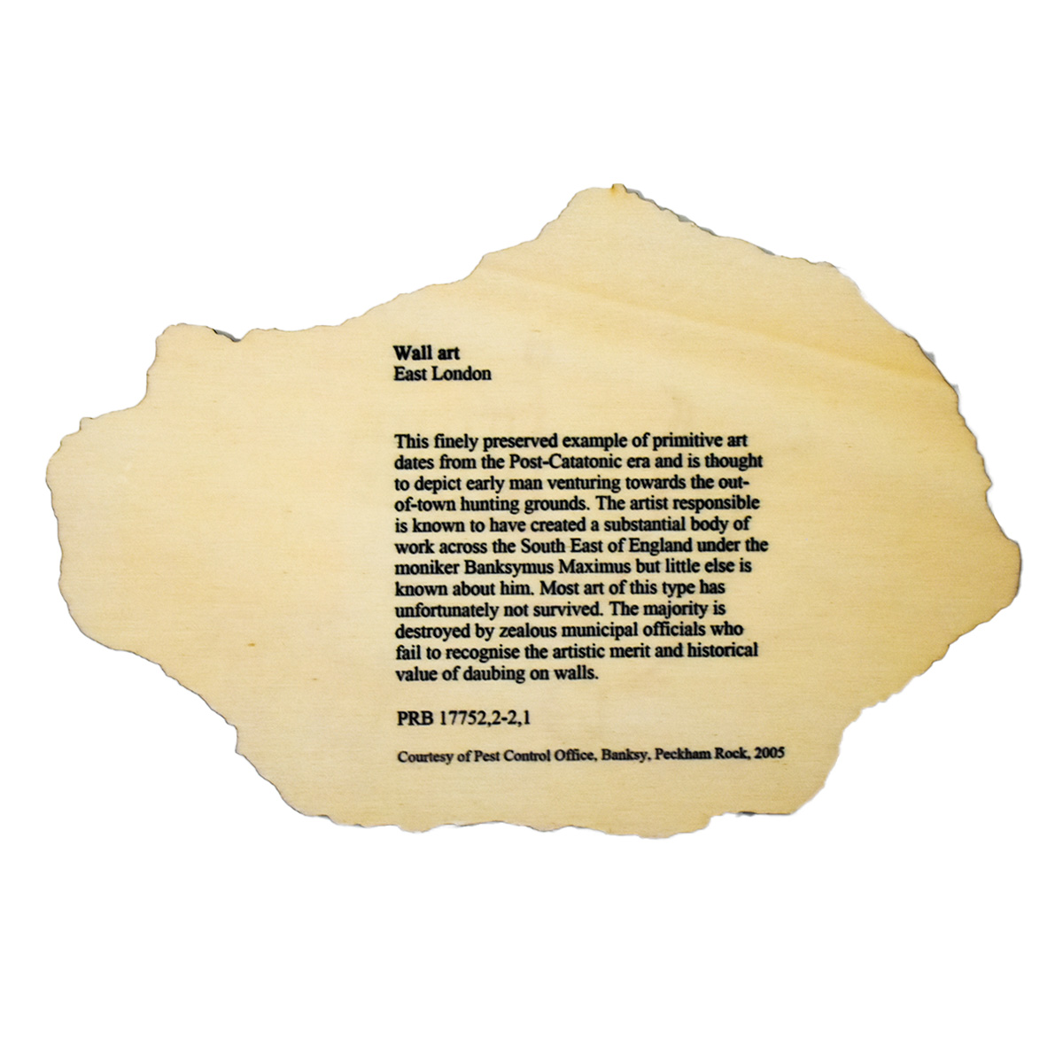 Banksy Peckham Rock • Silverback Gallery