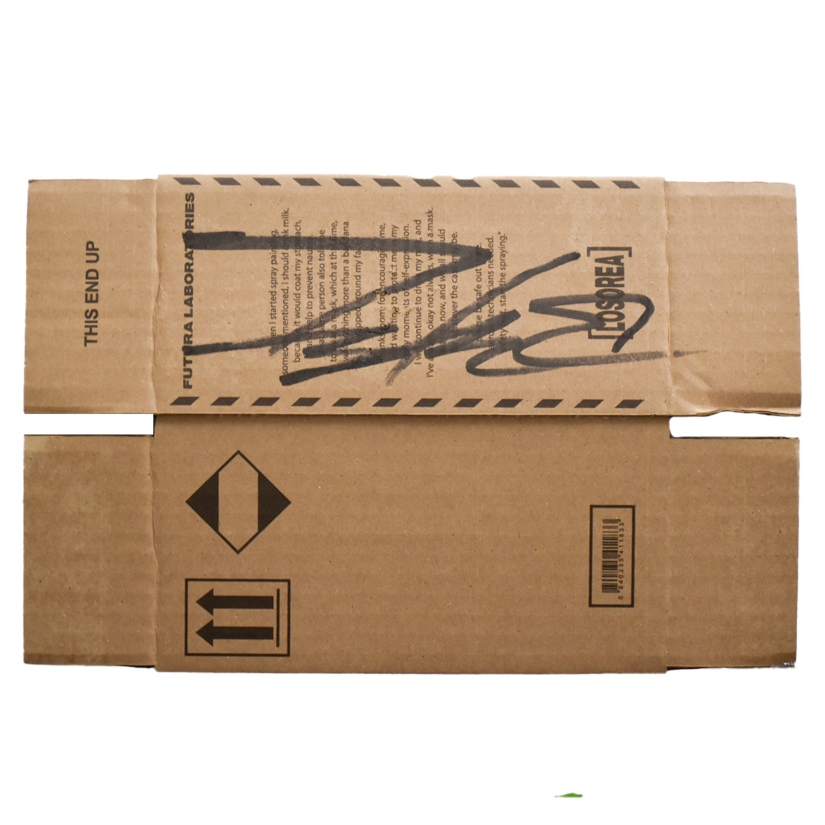 futura spray paint can signed box