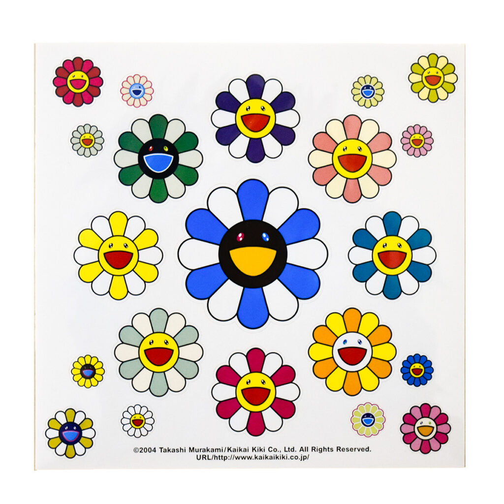 Takashi Murakami Flower Stickers Pack (21 Stickers)