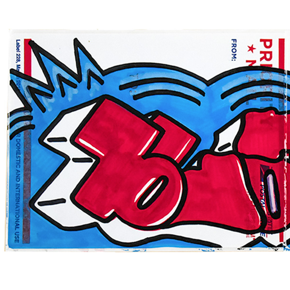 left side of blade double sticker subway art