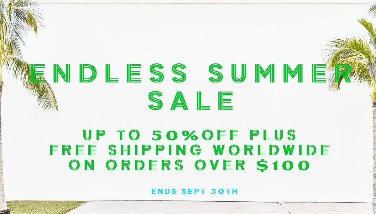 sale banner endless summer sale banner up to 50% off and free shipping worldwide on orders over $100