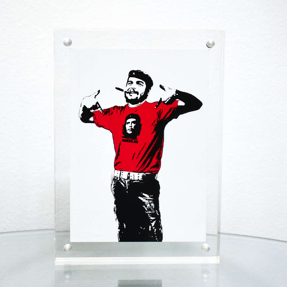 dolk che pow postcard framed